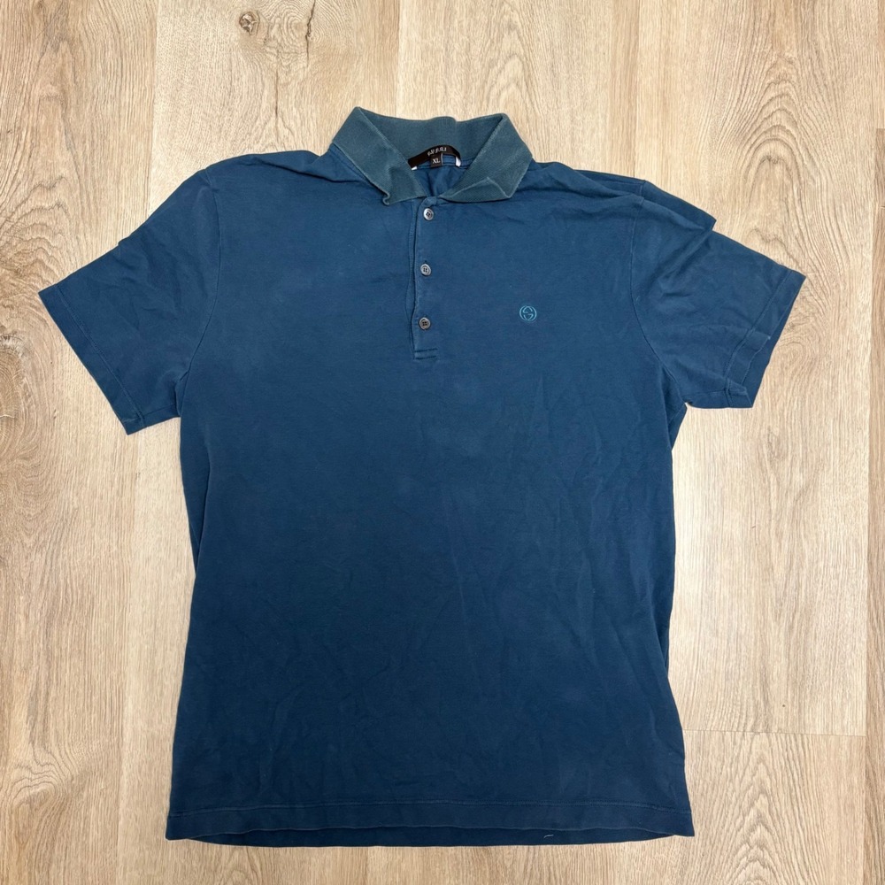 Vintage Gucci Navy Blue Polo Men's Size XL
